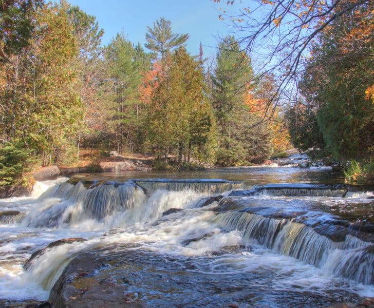 Bond falls-upper peninsula michigan