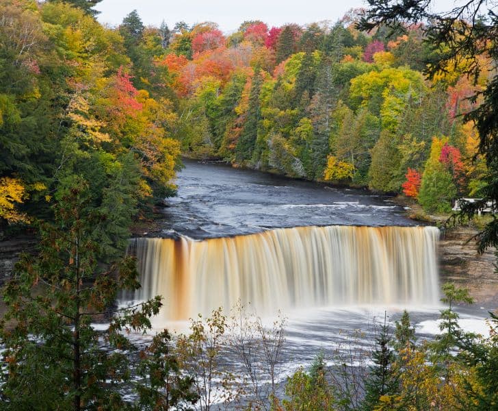 tahquamenon falls - upper peninsula 