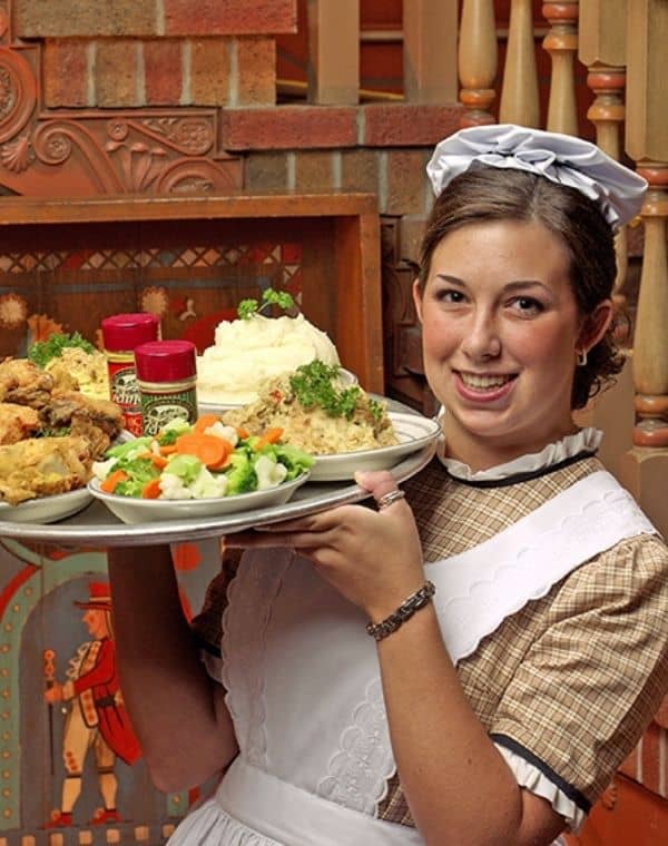 Waitress at a Frankenmuth restaurant