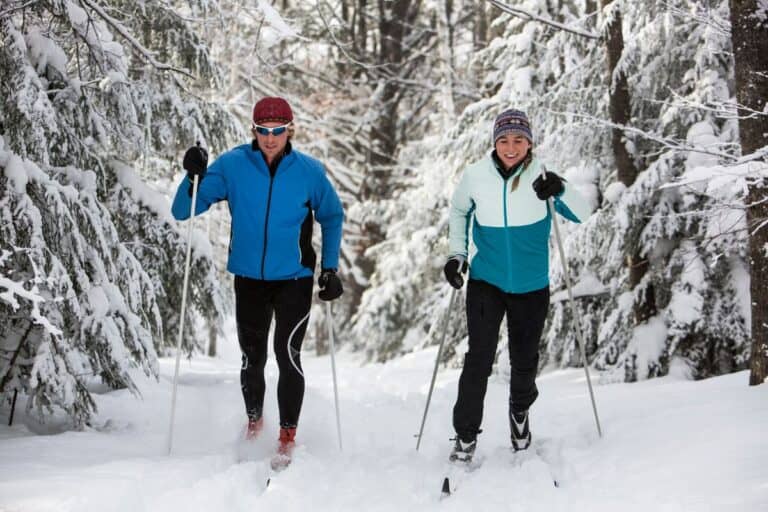 people cross country skiing in tawas