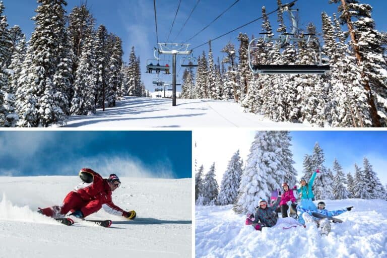 people skiing in northern michigan