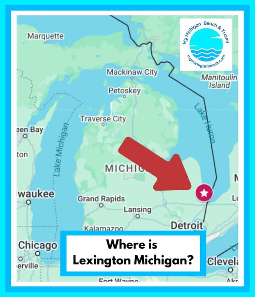 Map of lexington michigan