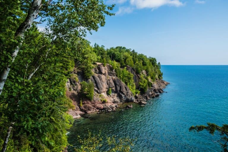 black rocks in marquette michigan