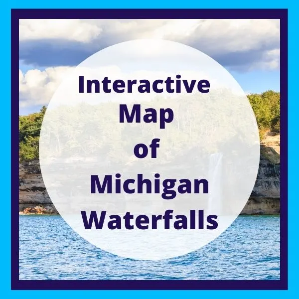 Waterfalls Upper Peninsula Attractions Map