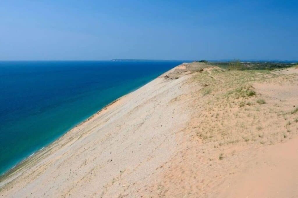 Sleeping Bear Dunes national lakeshore in Michigan is one of things to do in michigan in the summer 