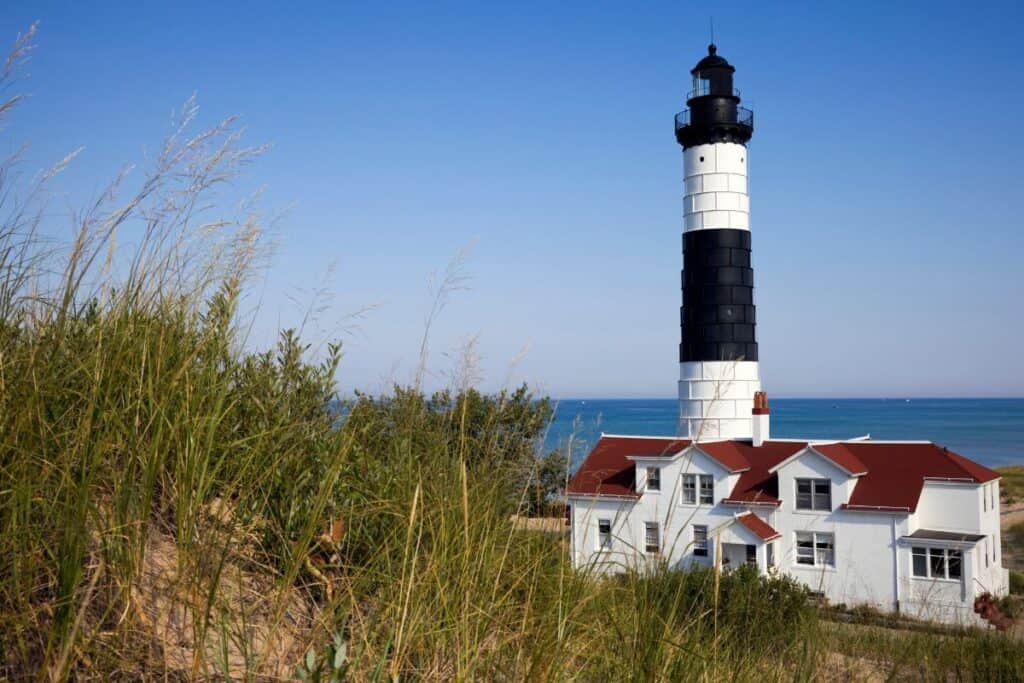 big sable point lighthouse at ludington state park 