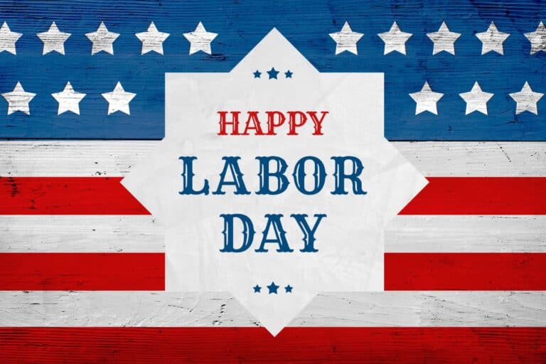 happy labor day sign