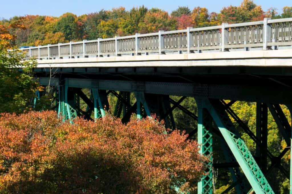 The Cut River Bridge in Michigan