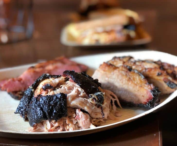 plate of ribs from the curious pig in crystal falls mi 