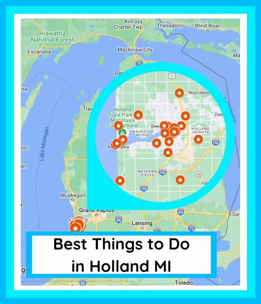 map of holland Michigan 