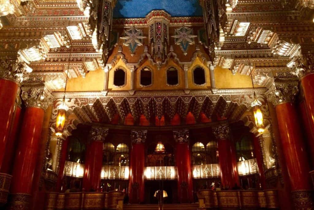 Historic Fox theatre in Detroit 