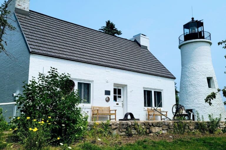 lighthouse in alpena michigan
