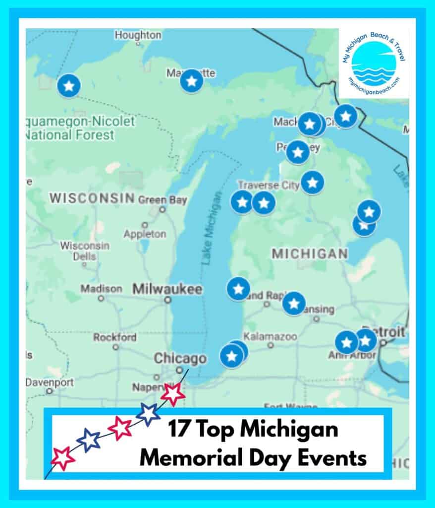 map of michigan memorial Day events