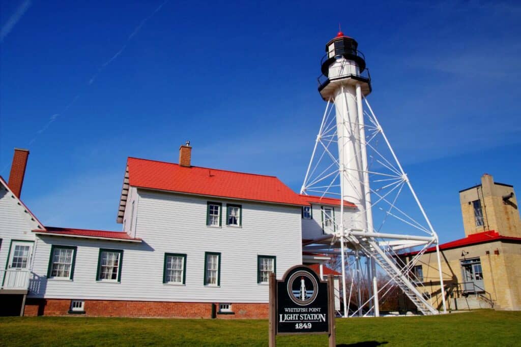 whitefish point on lake superior 
