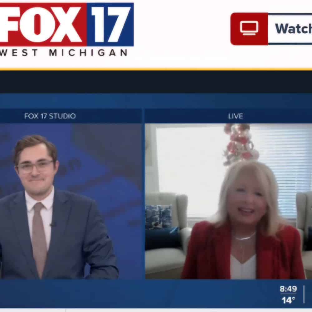 jill halpin on Fox17 TV in december 2024