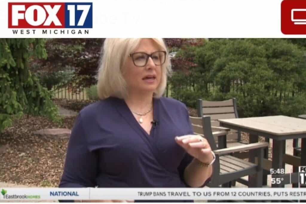 JIll halpin of mymichiganbeach.com on Fox17 West Michigan 