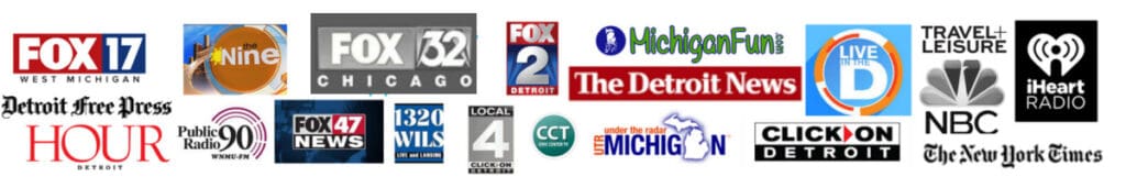 logo of media where I've appeared
