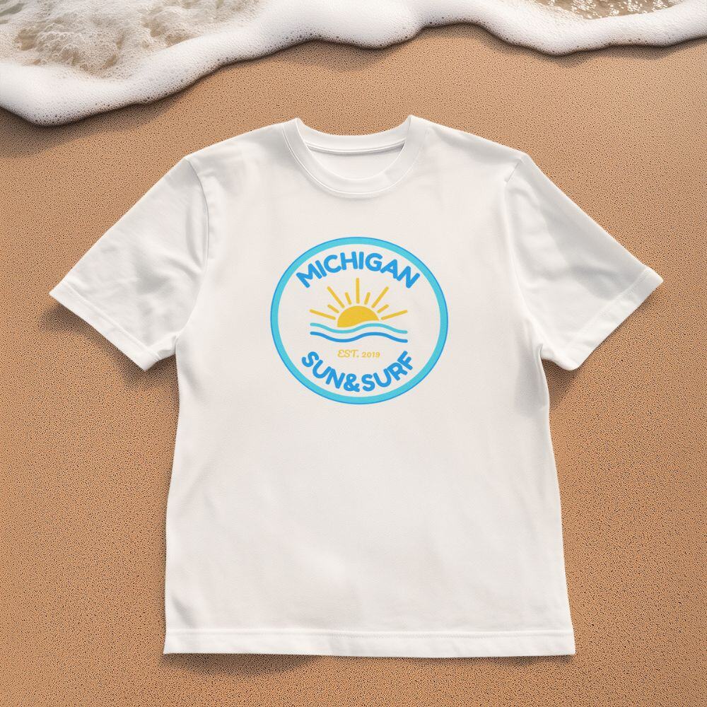 Michigan beach store tee