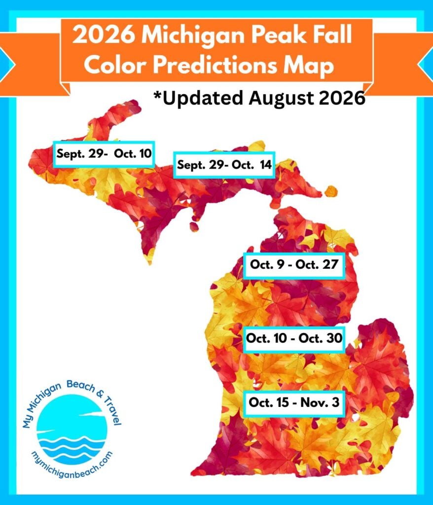 2026 Fall color prediction map