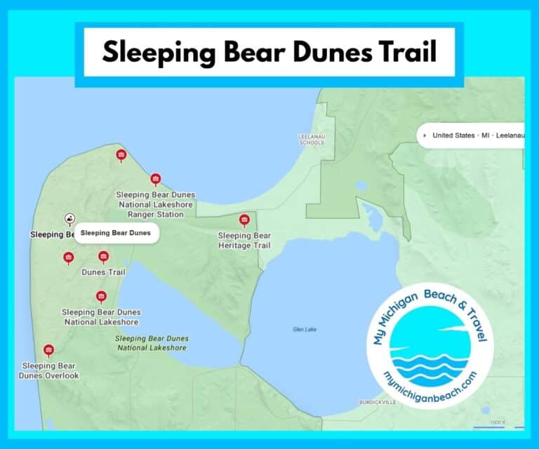 Sleeping Map Best Hikes at Sleeping Bear Dunes National Lakeshore (2026) | My ...