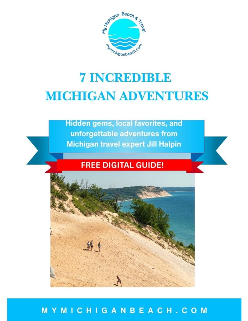 cover of michigan travel guide for jill halpin appearance on WGN as a travel expert