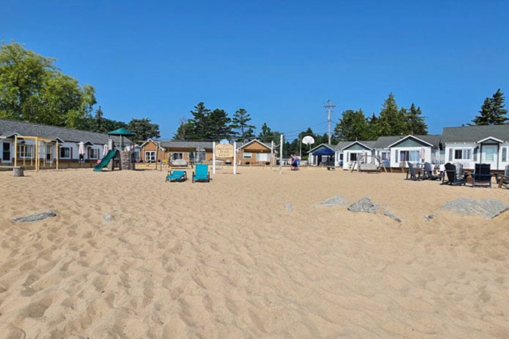 Sandcastles beach resort in Oscoda